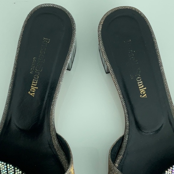 Russel&Bromley London sparkling sandals. Made in Italy , size 38 , US 7.5 - Picture 5 of 9